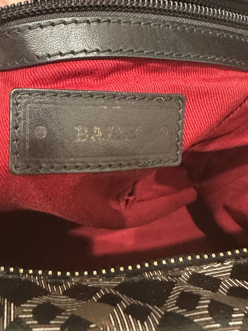 Bally Bezzi Monogram Jacquard Travel Bag Swiss Made Weekender Duffel - Picture 12 of 14